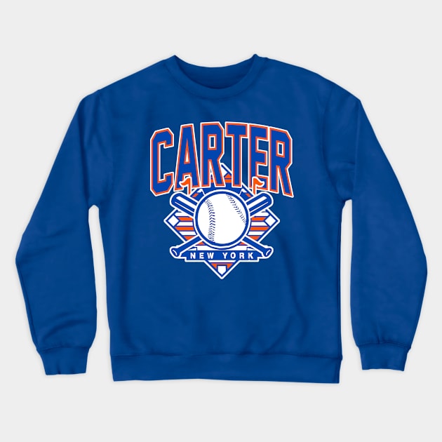 Vintage New York Carter Baseball Crewneck Sweatshirt by funandgames